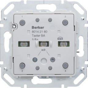 Berker Tastsensor-Modul 2-fach mit BCU KNX in Weiß - Bild 1