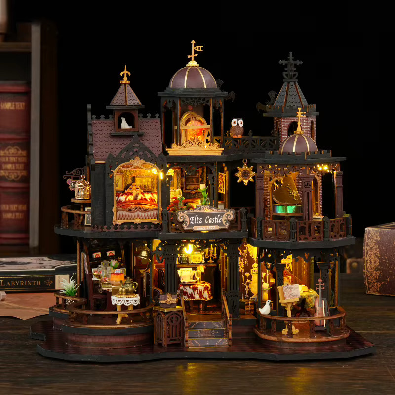 Battoom Schloss Casa, 3D-Puzzles, Holz, Fantasy - Bild 2
