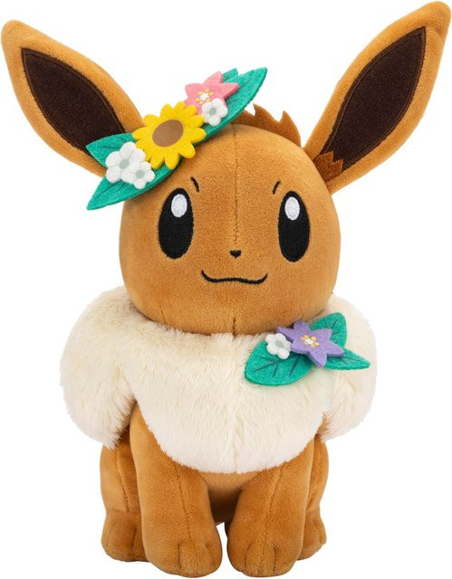 Pokémon Evoli Frühling Plüsch, Kuscheltier, 20cm - Bild 1