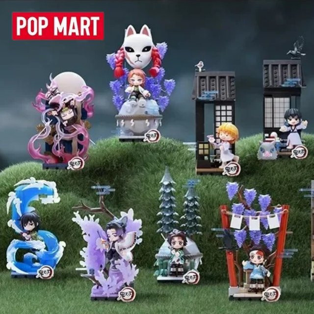 POP MART Demon Slayer Blockfiguren Blind Box, Anime-Figur - Bild 1
