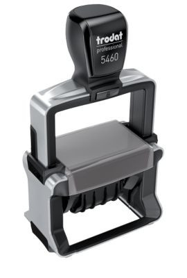 Trodat Datumsstempel 5460 Professional 4.0 aus Edelstahl in Silber und Schwarz - Bild 3