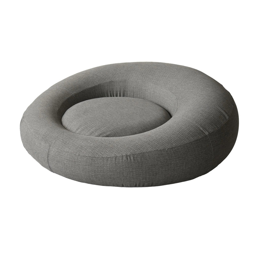 Barths Aufblasbares Daybed Rondo Rund in Anthrazit, B/T/H: 160 x 160 x 60 cm - Bild 2