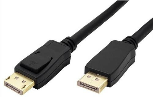ROLINE DisplayPort v2.1 Kabel ST/ST 16K/80G Schwarz/Grün - Bild 1