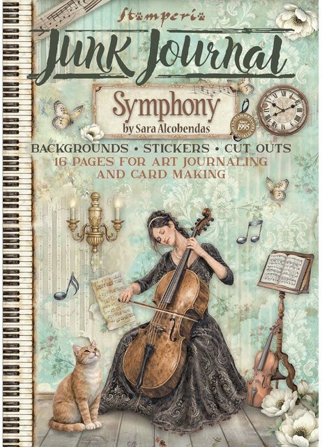 Stamperia Junk Journal Book Symphony in Multicolor - Bild 1