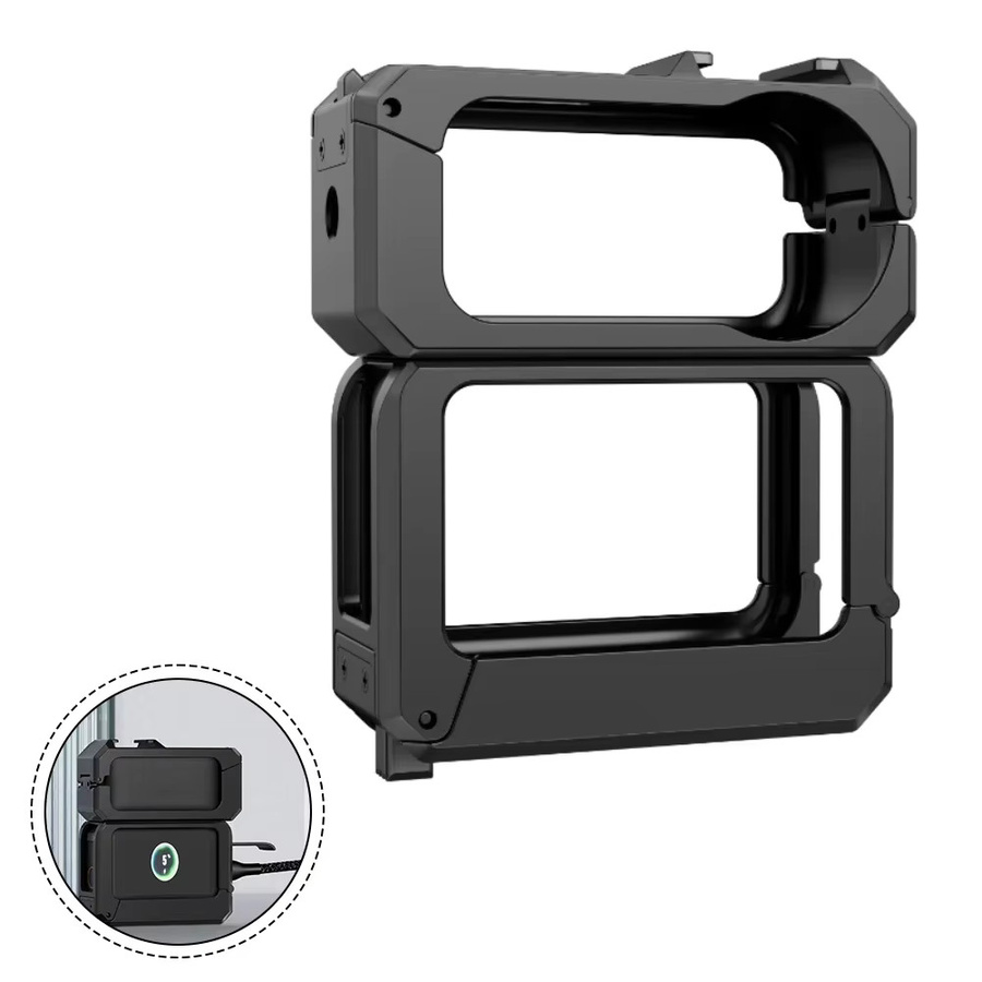 DJI OSMO-Nano Kamera Metall Käfig Rahmen Adapter Panorama Edition in Schwarz aus Aluminiumlegierung - Bild 2