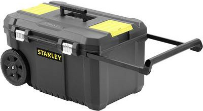 Stanley Essential Mobile Montagebox Werkzeugkasten aus Kunststoff und Metall in Schwarz B/T/H: 50,0 x 34,4 x 21,0 cm - Bild 1