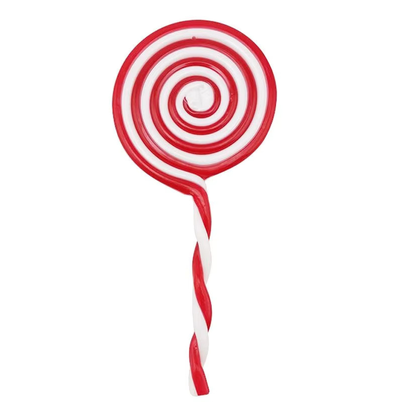 RIBBON HOUSE Weihnachtslollipop Cartoon Anhänger aus Kunststoff in Rot, Höhe: 16 cm - Bild 2