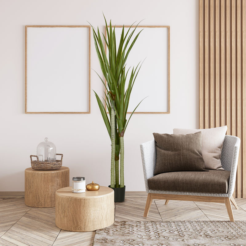 HOMCOM Künstliche Yucca Pflanze in Grün mit Topf, Höhe: 190 cm - Bild 2
