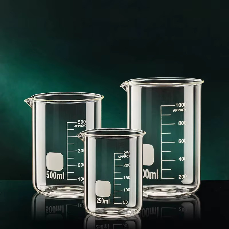 YWDL Hitzebeständiger Messbecher aus Borosilikatglas in Transparent, 50 ml - Bild 3