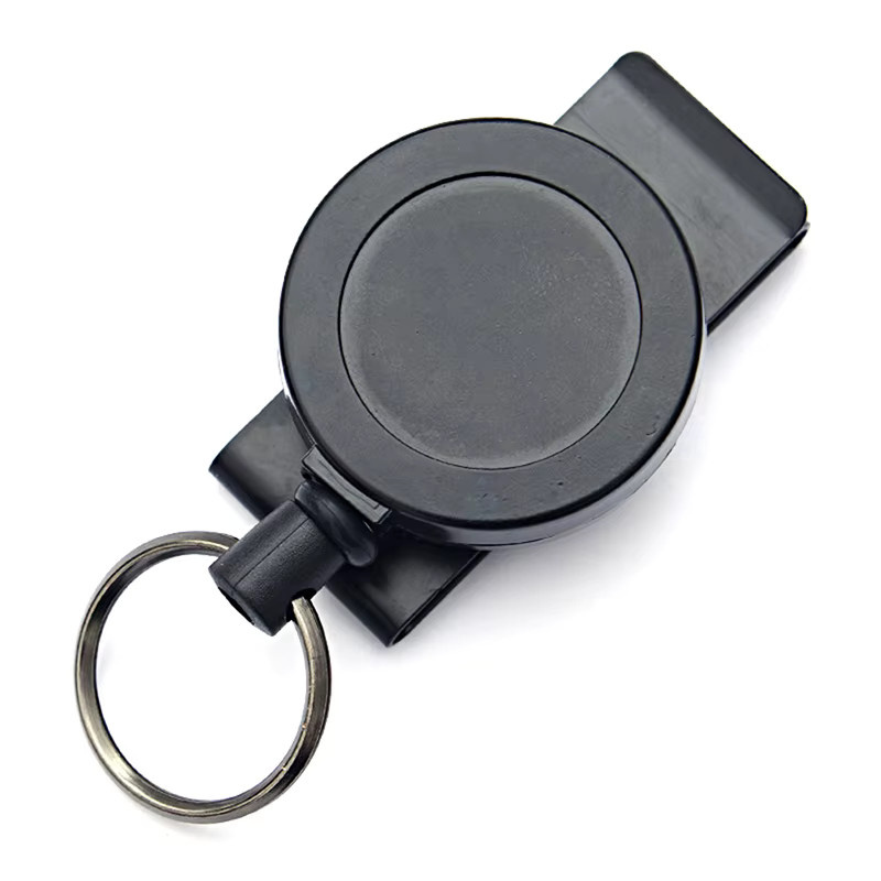 Velishy Einziehbarer Schlüsselanhänger, Multitool-Karabiner-Clip, Unisex - Bild 4