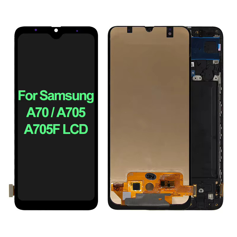 Samsung Galaxy A70 AMOLED Display Ersatz mit Touchscreen Digitizer in Schwarz SM-A705FN/DS - Bild 3