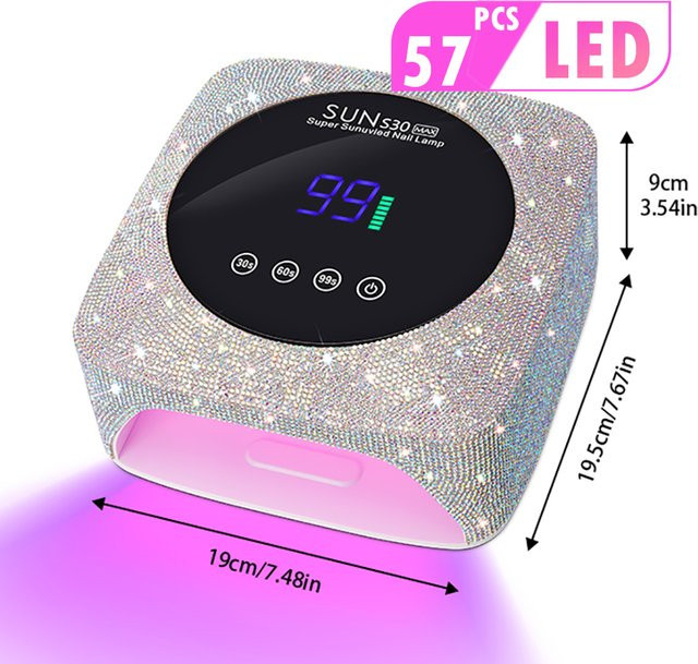 DianaBeauty UV-LED-Nagellampe, kabelloser Nageltrockner, Unisex - Bild 1