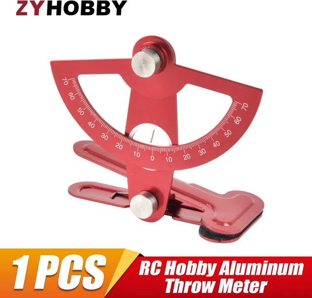 ZYHOBBY Wurfmessgerät, RC-Modelle, Metall, Rot - Bild 1