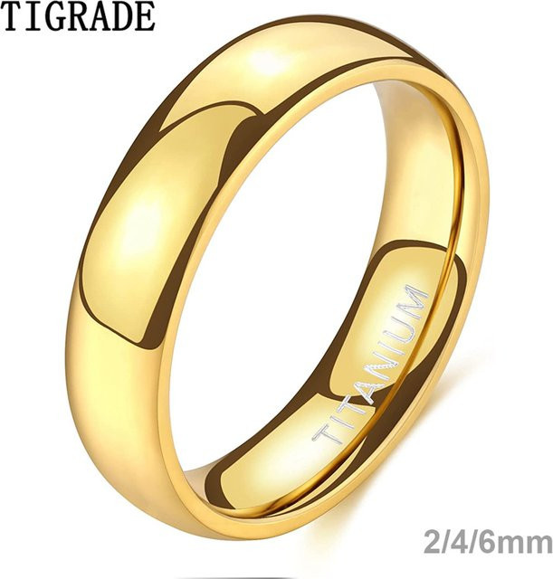 TIGRADE Ring Titan, 750 Gold, vergoldet, Unisex - Bild 1