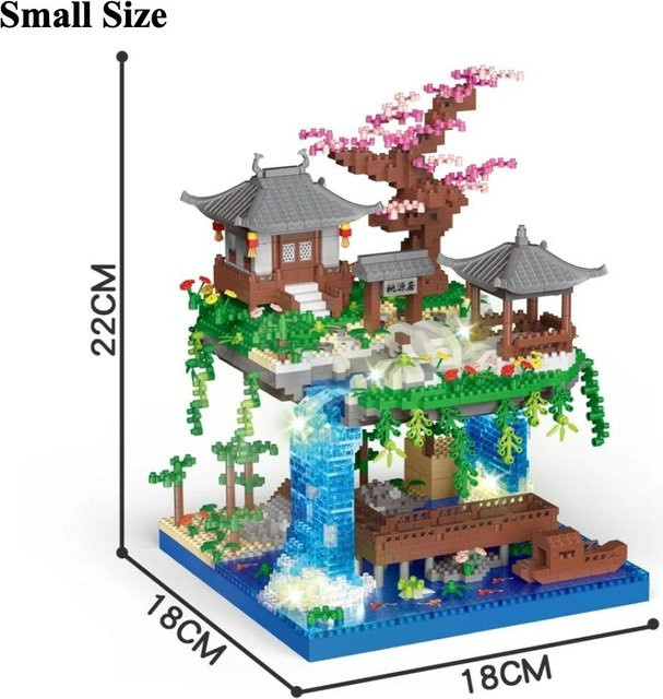 Linyi toy Pfirsich Kirsche Sakura Haus aus Kunststoff ab 6 Jahren - Bild 1