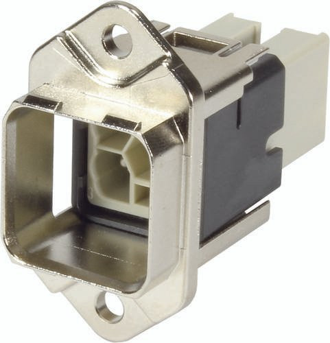 HARTING Wanddurchführung 09352310311 aus Edelstahl in Silber mit 5 Polen - Bild 1