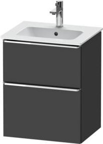 Duravit Waschtischunterschrank D-Neo in Grau Matt, B/T/H: 51 x 40,2 x 62,5 cm - Bild 1