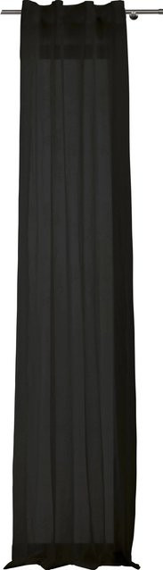 Mydeco Schlaufenschal Pure Schwarz, semi-transparent, B: 300 cm, H: 135 cm - Bild 1