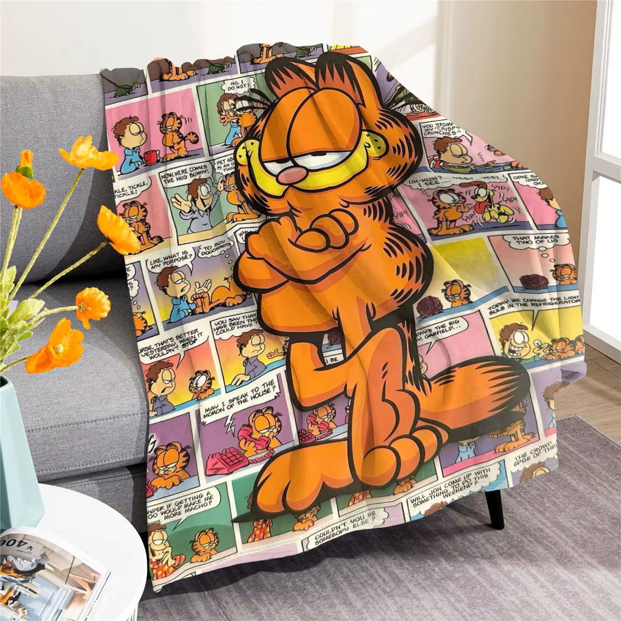 Garfield Motiv Badetuch und Decke in Multicolour für Strand, Heim oder Büro - Bild 2