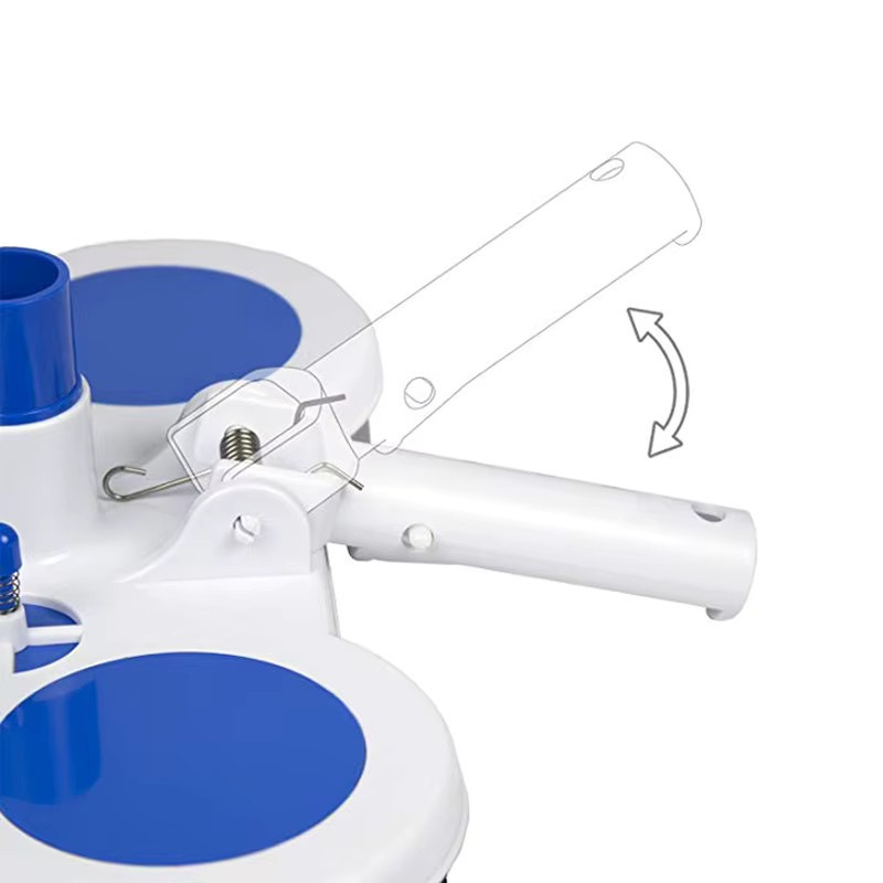 Schwimmbad-Saugkopf mit Bürste für deinen Pool in Weiß - Bild 5