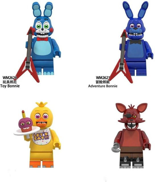 Yiran toy 1 Mini-Bausteine Bonnie-Ornament Montagebausteine Spiele Figur, Zubehör - Bild 1