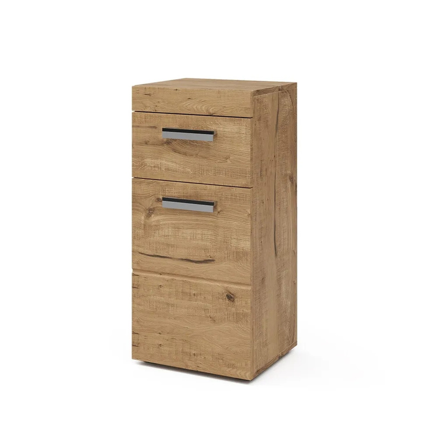 Vicco Midischrank Luna Badezimmerschrank in Eiche Braun mit 1 Tür und 2 Fächern B/T/H: 37 x 15,5 x 79 cm - Bild 3