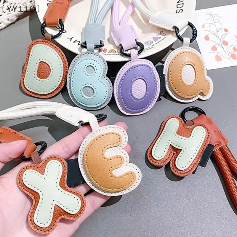 Velishy Schlüsselanhänger, bunt geflochtenes Leder, Lanyard - Bild 2