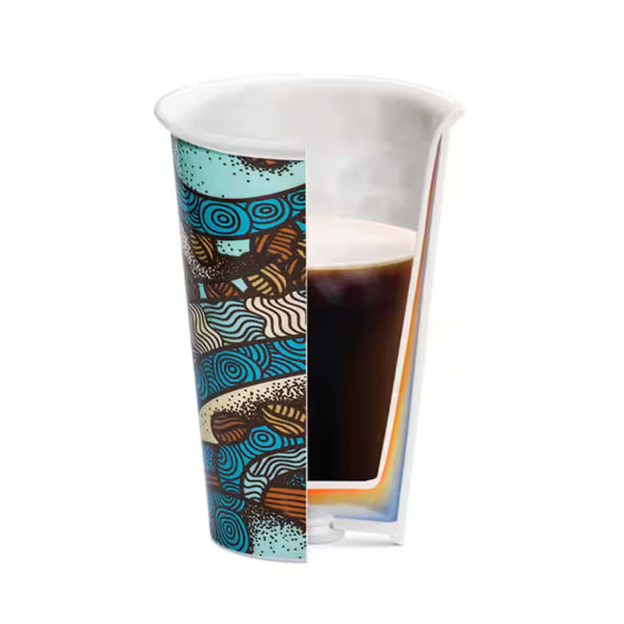 De'Longhi Doppelwandiger Keramikbecher DLSC055, Multicolour, 300 ml - Bild 2