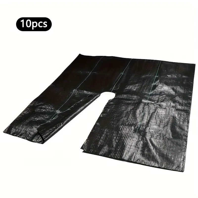 10er Set Unkrautvlies Schwarz Wasserdurchlässig und Atmungsaktiv als Grasabdeckmatte zur Gartenpflege - Bild 4