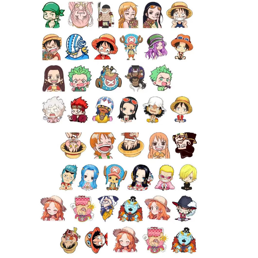 Bandai One Piece Zubehör, 50-teiliges Set, Harz, Bunt / Mehrfarbig - Bild 6