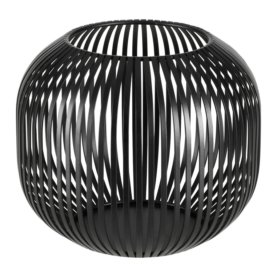 Premium Living Laterne Jola in Schwarz aus Metall - Bild 2