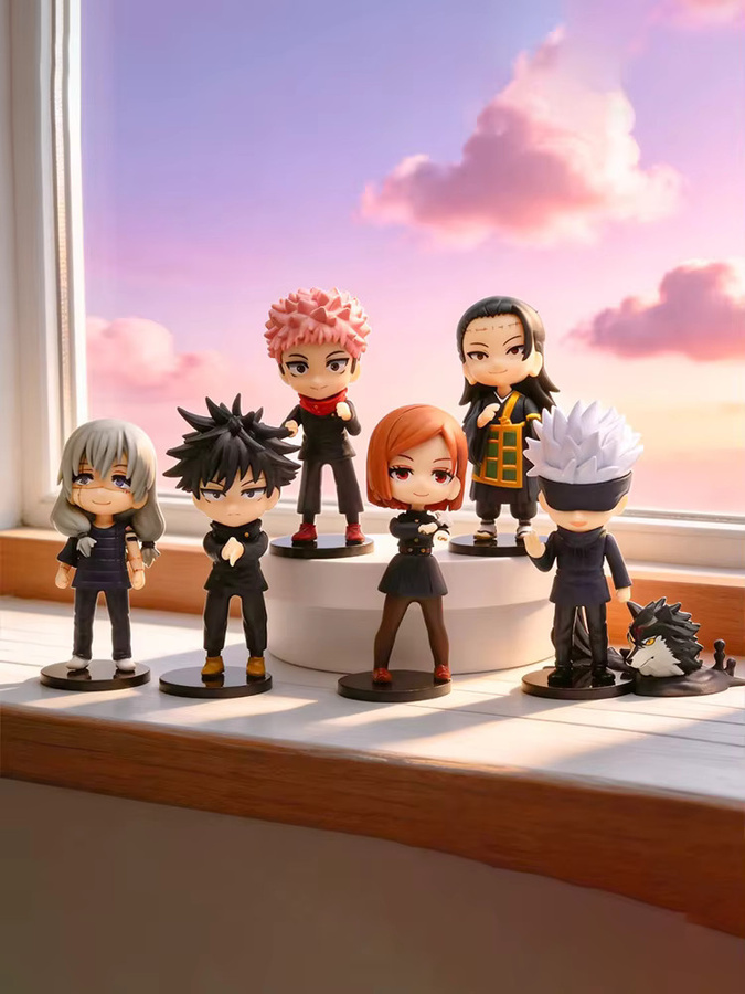 SEGA Jujutsu Kaisen Q-Version Figuren, 6-teiliges Set - Bild 4