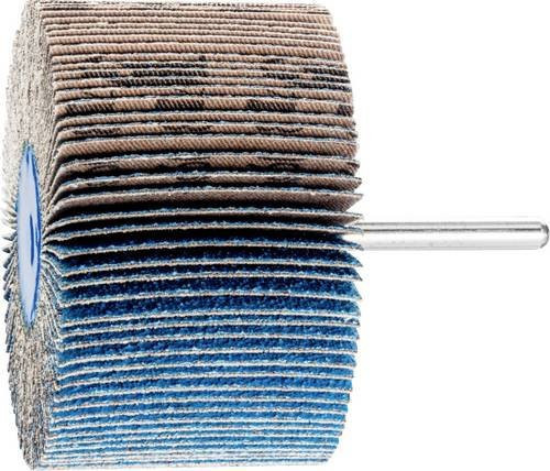 PFERD Zirkon Fächerschleifer Z-COOL60 Blau Durchmesser: 80 mm, Breite: 50 mm, Schaft-Durchmesser: 6 mm - Bild 1