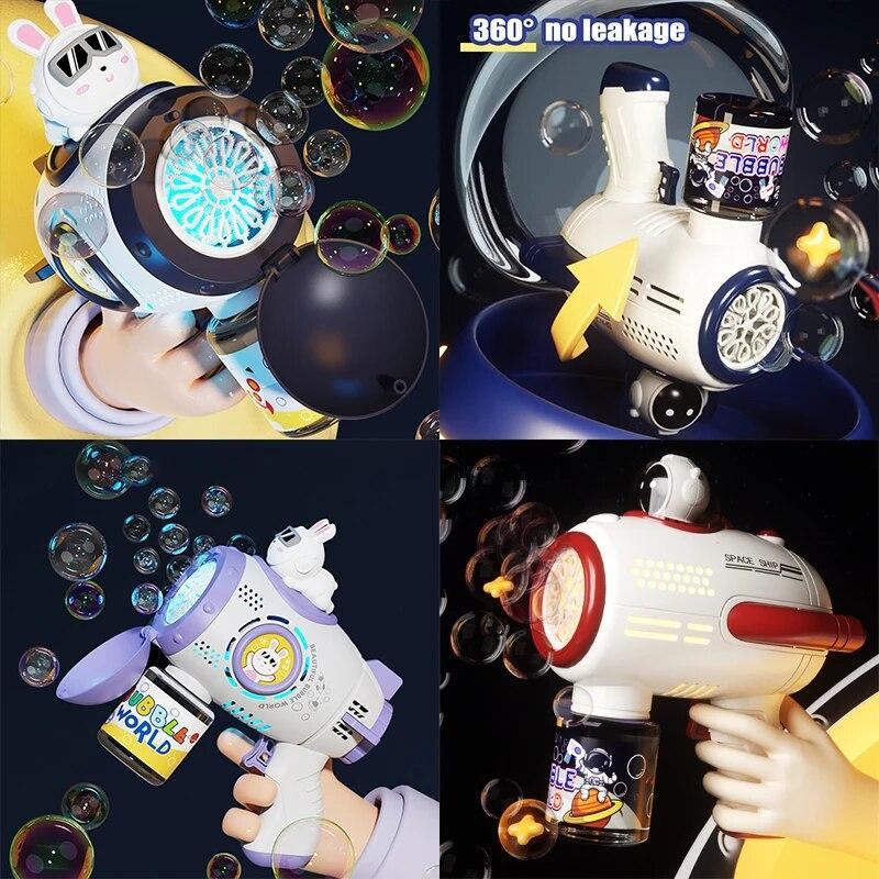 Bai Fen Bai Toys Raketenseife Seifenblasenpistole, Weltraum, mit Licht und Sound, ab 6 Jahren - Bild 4