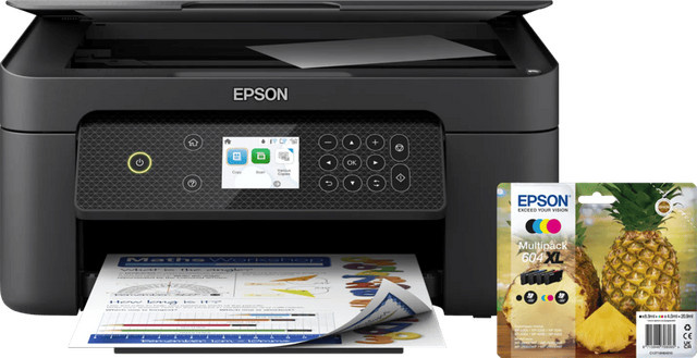 Epson Expression Home XP-4200 Multifunktions-Tintenstrahldrucker mit Wi-Fi und einem Satz XL-Reservepatronen in Schwarz - Bild 1