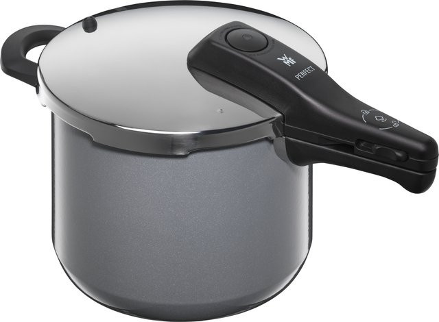 WMF FUSIONTEC Schnellkochtopf aus Edelstahl in Grau mit Keramikbeschichtung - Bild 1