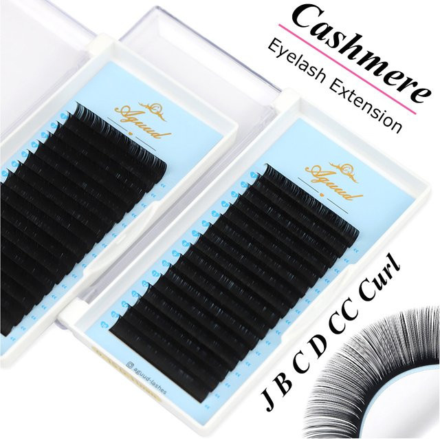 AGUUD Russische Volumen Einzelne Wimpernverlängerungen, Black, Unisex - Bild 1