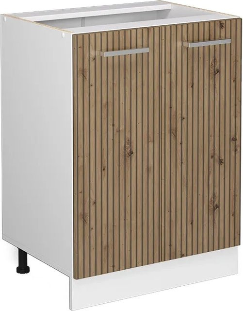 Vicco Küchenunterschrank R-Line Artisan-Eiche und Weiß, Breite: 60 cm - Bild 1