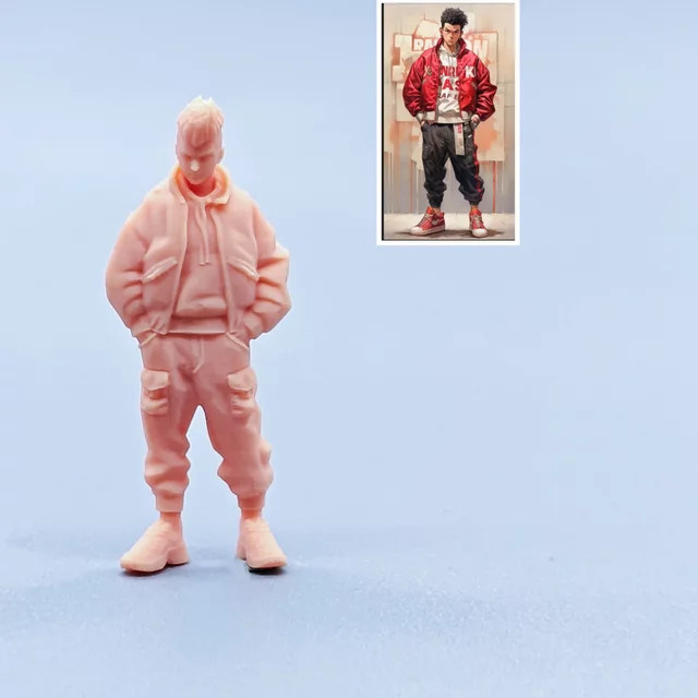 EHCMODEL Jungen Miniaturen, 1:64, Harz, Einzelfigur - Bild 1