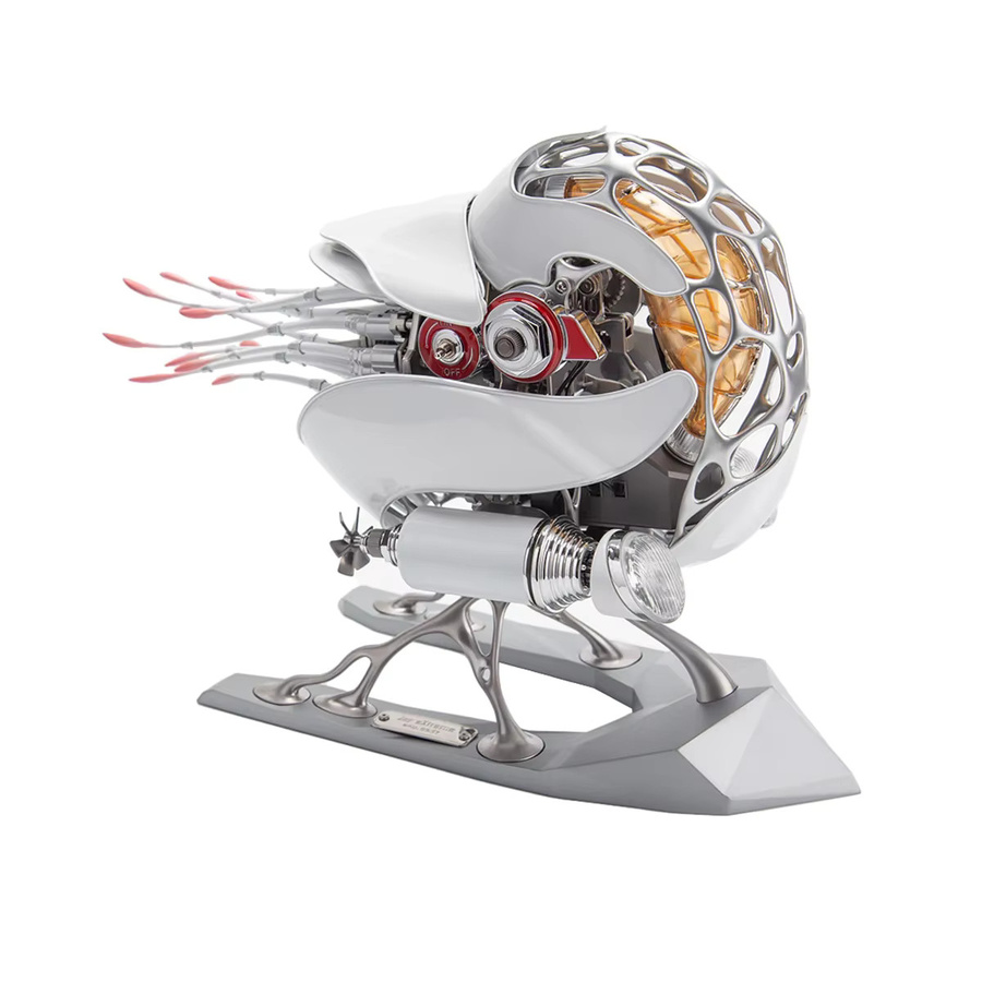 Goni Nautilus Poseidon Modell Kit, mechanisches Metall-Montage-Kit, mit Beleuchtung - Bild 2