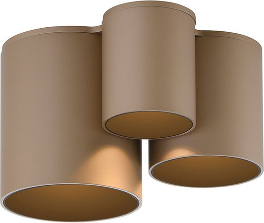 Paul Neuhaus PURE POINT LED-Deckenleuchte in Bronze, dimmbar, warmweiß
