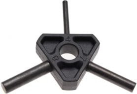 BGS 3-seitiger Schlüssel zur Motoreinstellung 8155-26 für VAG in Schwarz - Bild 1