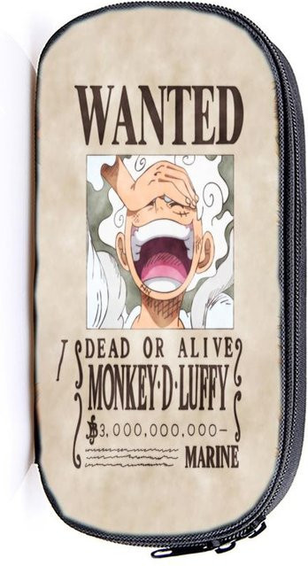 Lynnette One Piece Ruffy Federmäppchen für Mädchen und Jungen, beige - Bild 1