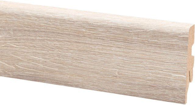 OBI Sockelleiste Eiche Natur aus HDF in Braun und Beige, H x B x T: 60 x 20 x 2600 mm - Bild 1