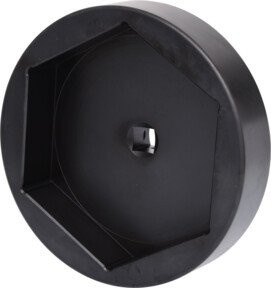 KS Tools Achsmuttern-Schlüssel 3/4 Zoll, 6-kant, kurz, schwarz, Stahl, Länge: 165 mm - Bild 1
