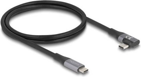 Delock USB-C Kabel Schwarz 1,00 m mit USB-C Stecker und Thunderbolt sowie DisplayPort Unterstützung - Bild 1