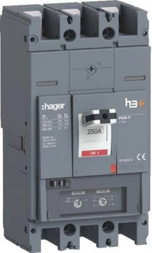 Hager HPW250DR Leistungsschalter MCB in Grau - Bild 1