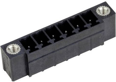 PTR Hartmann Stiftleiste Standard Schwarz mit 7 Polzahlen und 3,81 mm Rastermaß auf Vollrolle - Bild 1