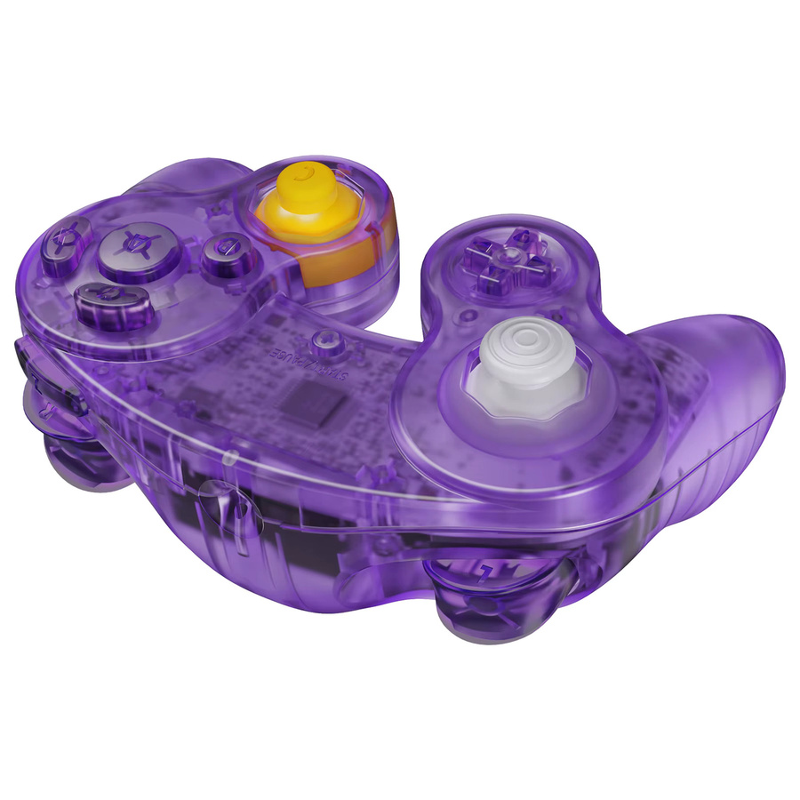 eXtremeRate Frontplatten-Rückplatte für Nintendo GameCube Controller mit Tasten in Transparent Green Clear Series - Bild 3