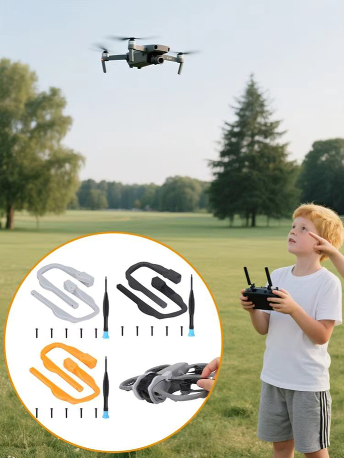DJI AVATA 360 Gimbal-Schutzgitter und Objektivschutz in Orange für deine Drohne - Bild 5